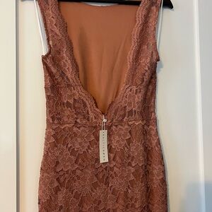 Valentine Copper Sparkle Maxi Dress - Medium Baltic born NWT